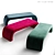 Contemporary Form Bench Seat 3D model small image 2