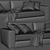 Modern Sitka Sofa: Stylish, Comfortable 3D model small image 5