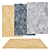 Versatile Rug Set: Varying Textures 3D model small image 1