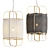 Minimalist Bamboo Pendant Light 3D model small image 1