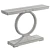 Elegant Circle Console Table 3D model small image 2