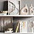 Modern Decorative Shelf Set 3D model small image 4