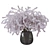 White Mimosa Bouquet Image Hat 3D model small image 1