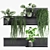 Vertical Garden Shelf Kit: Exotic Plants & Succulents 3D model small image 6