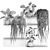 Vertical Garden Shelf Kit: Exotic Plants & Succulents 3D model small image 7