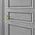 Sleek Interior Door 3D model small image 3