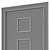 Modern Wood Interior Door 3D model small image 5