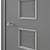 Modern Wood Interior Door 3D model small image 6