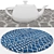 Versatile Collection: 6 Round Rugs 3D model small image 4