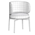 Akiko Chair by Gallotti Radice 3D model small image 5