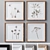 Modern Wall Art Set with 4 Frame Colors 3D model small image 1