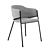 Luxurious Bluvel Dining Chair 3D model small image 3