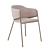 Luxurious Bluvel Dining Chair 3D model small image 5