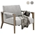 Elegant PIANPIAN Armchair 3D model small image 2