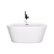 Modern Freestanding Acrylic Bath - BelBagno BB202 3D model small image 1