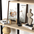 Sleek Airport Display Shelves 3D model small image 3