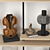 Sleek Airport Display Shelves 3D model small image 4