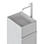 Sleek and Stylish: FUSTO Floor-standing Sink 3D model small image 4