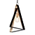 Luxe Bronze & Gold Pendant 3D model small image 1