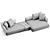 Modern Italian Design Furniture 3D model small image 6