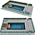 AquaVisio Pool with Balustrade 3D model small image 1