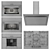 Sleek Neff Kitchen Ensemble 3D model small image 4