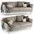  Stylish Grey Sofa - Sits BETTY 3D model small image 1
