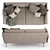  Stylish Grey Sofa - Sits BETTY 3D model small image 4
