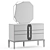 Elegance in Simplicity: Moismobilya Pablo Dressing Table 3D model small image 4