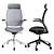 OrangeBox Eva Office Chair - Adjustable Height and Depth 3D model small image 2