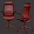 OrangeBox Eva Office Chair - Adjustable Height and Depth 3D model small image 6