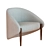 Roche Bobois Walrus Armchair: Stylish Comfort for Your Home 3D model small image 1