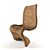 Elegant Wicker Chair: Custom Design 3D model small image 1