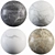 Marble Collection: Calacatta, Enna, Statuario, Gray 3D model small image 1