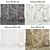 Marble Collection: Calacatta, Enna, Statuario, Gray 3D model small image 2