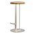 Sleek Bamboo Barstool 3D model small image 1