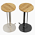 Sleek Bamboo Barstool 3D model small image 3