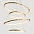 Swirl Gold LED Chandelier 3D model small image 2