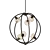 Elegant Arlo Chandelier: Stylish Lighting Solution 3D model small image 1