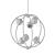 Elegant Arlo Chandelier: Stylish Lighting Solution 3D model small image 2