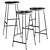 Modern Hay Barstool: Cornet 3D model small image 2