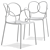 Sleek Sissi Chair: Elegance and Comfort 3D model small image 3