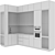 Customizable Modern Kitchen 3D model small image 5