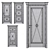 Dante (Holz) Interior Doors - Set of 4 3D model small image 2