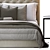 Adler Luxury Bed by RH: Sleek & Stylish 3D model small image 3