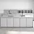 Boffi Island Kitchen with Complete Cabinetry 3D model small image 4