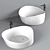 Luxurious Antonio Lupi Bathtubs with Mixers Set 3D model small image 3