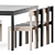 Na Xemena Outdoor Table & Chair 3D model small image 4