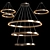 Cerchio Pendant Chandelier 3D model small image 2