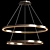 Cerchio Pendant Chandelier 3D model small image 4